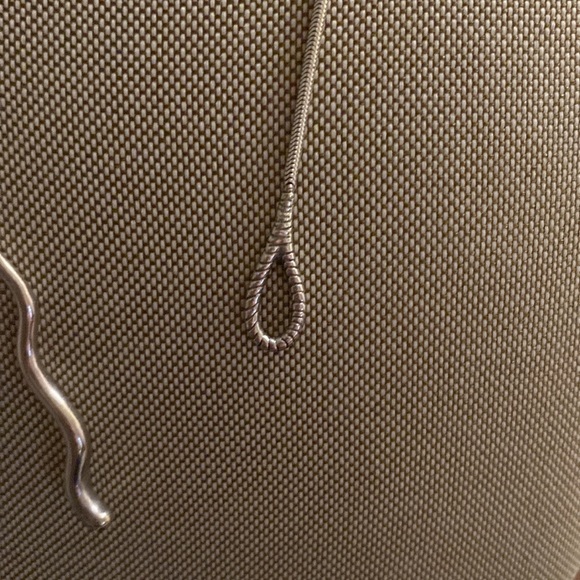 Vintage Rare Elsa Peretti Tiffany and Co Lariat style snake choker necklace